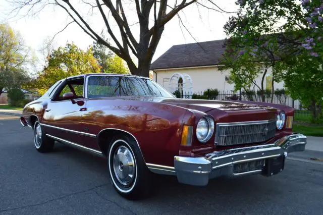 beautiful one owner 49k actual mile 1975 chevrolet monte carlo coupe a/c nice !!