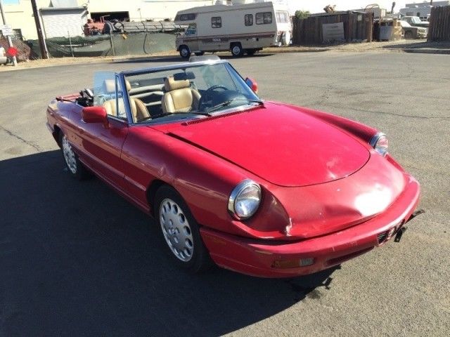 1992 alfa romeu spyder veloce convertible 40,000 miles runs great great value