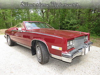 1984 burgundy biarritz fully loaded, original car perfect driver convertible top