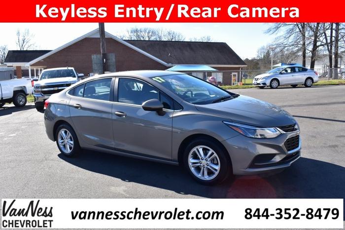 used 2017 chevrolet cruze lt sedan creedmoor, nc 27522 for sale in creedmoor, north carolina
