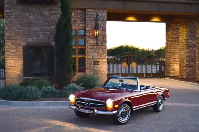 1970 mercedes 280sl 35 year ownership all original fenders rebuilt engine trans