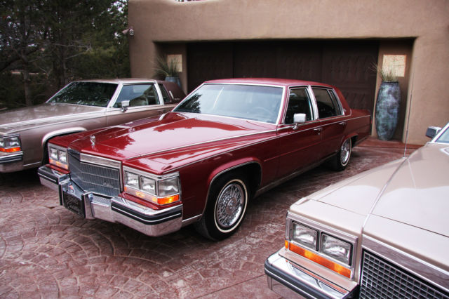 1985 cadillac fleetwood brougham d'elegance, 4,000 original miles, original tire