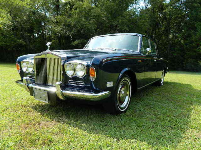 1971 rolls royce silver shadow midnight blue tan leather interior georgous!!