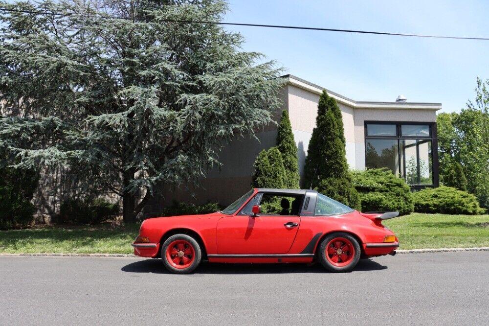 1973 porsche 911 red with black interior