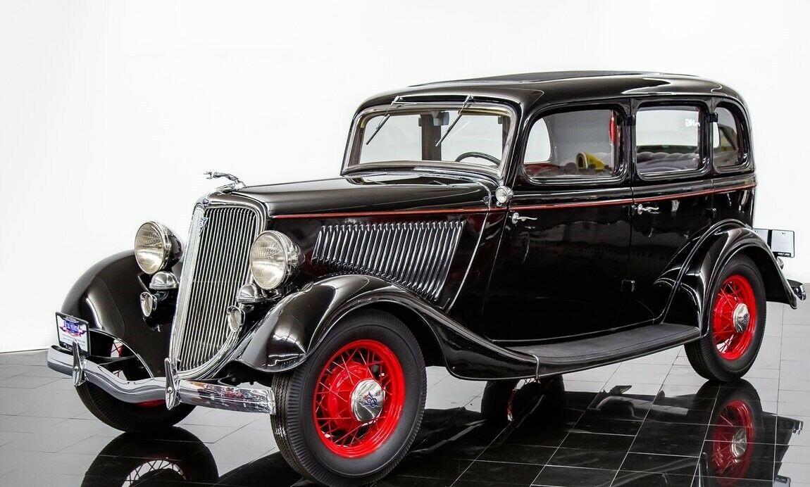 1934 ford 40b deluxe sedan fordor 3 speed manual 221 flathead v8