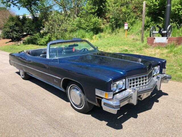 1973 cadillac eldorado convertible runs drives all original