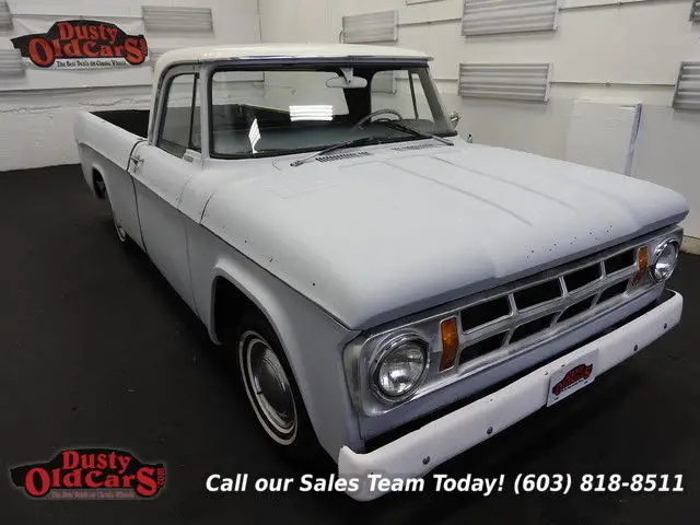 1968 gray runs drives body inter good 318v8 3 spd auto!