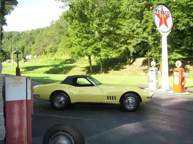 1968 corvette convertible l79 4 speed #'s matching