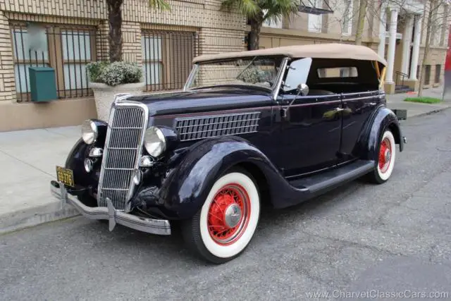 1935 ford v8 deluxe phaeton. gorgeous! see video