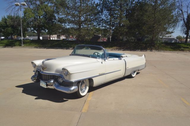 1954 cadillac eldorado convertible original motor 63,759 miles parade boot