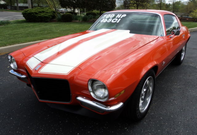 1970 split bumper camaro big block 468 roller rat motor disc brakes extremy fast