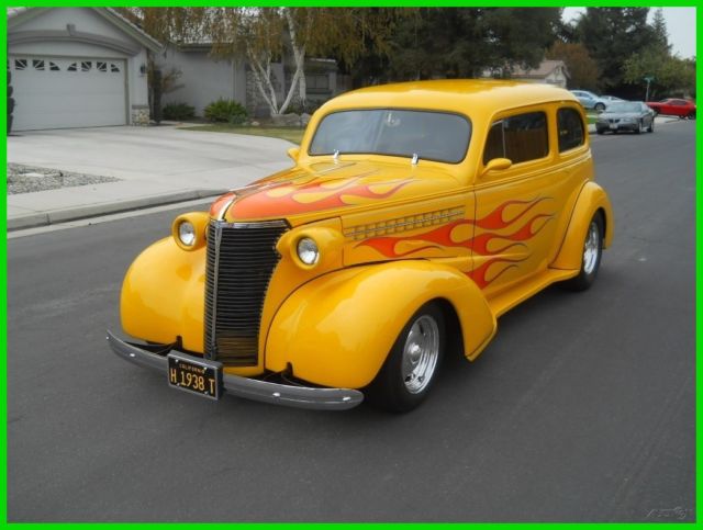 allsteel 1938 chevy 350/700r fuel injection ford 9 pdb tilt ac pw streetrod 40