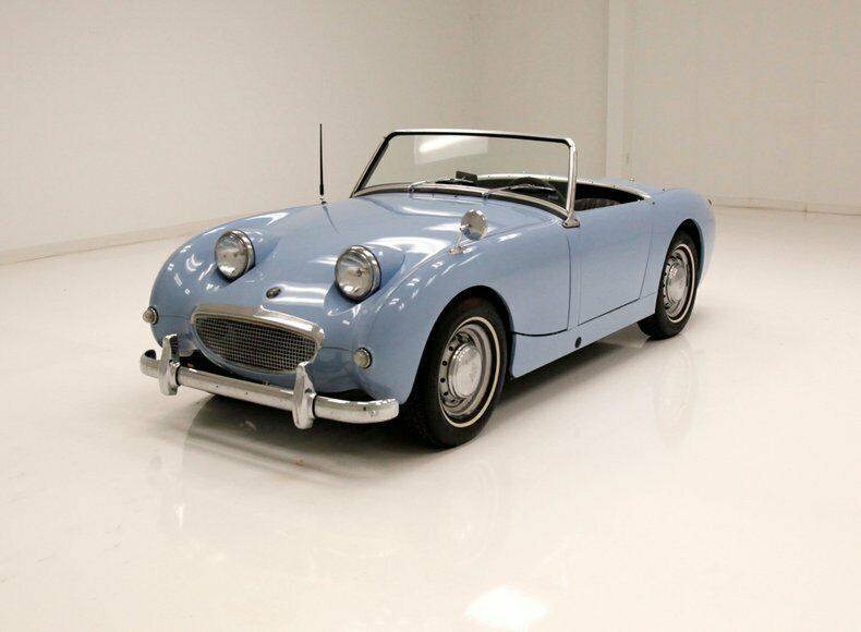 good paint & chrome/948cc 4 banger/twin su h1 carbs/4-speed manual