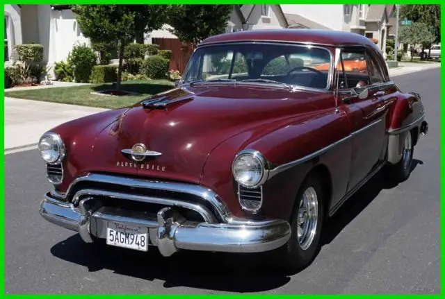restored 1950 olds 88 holiday coupe 324/700r chevy ps ac california show/drive