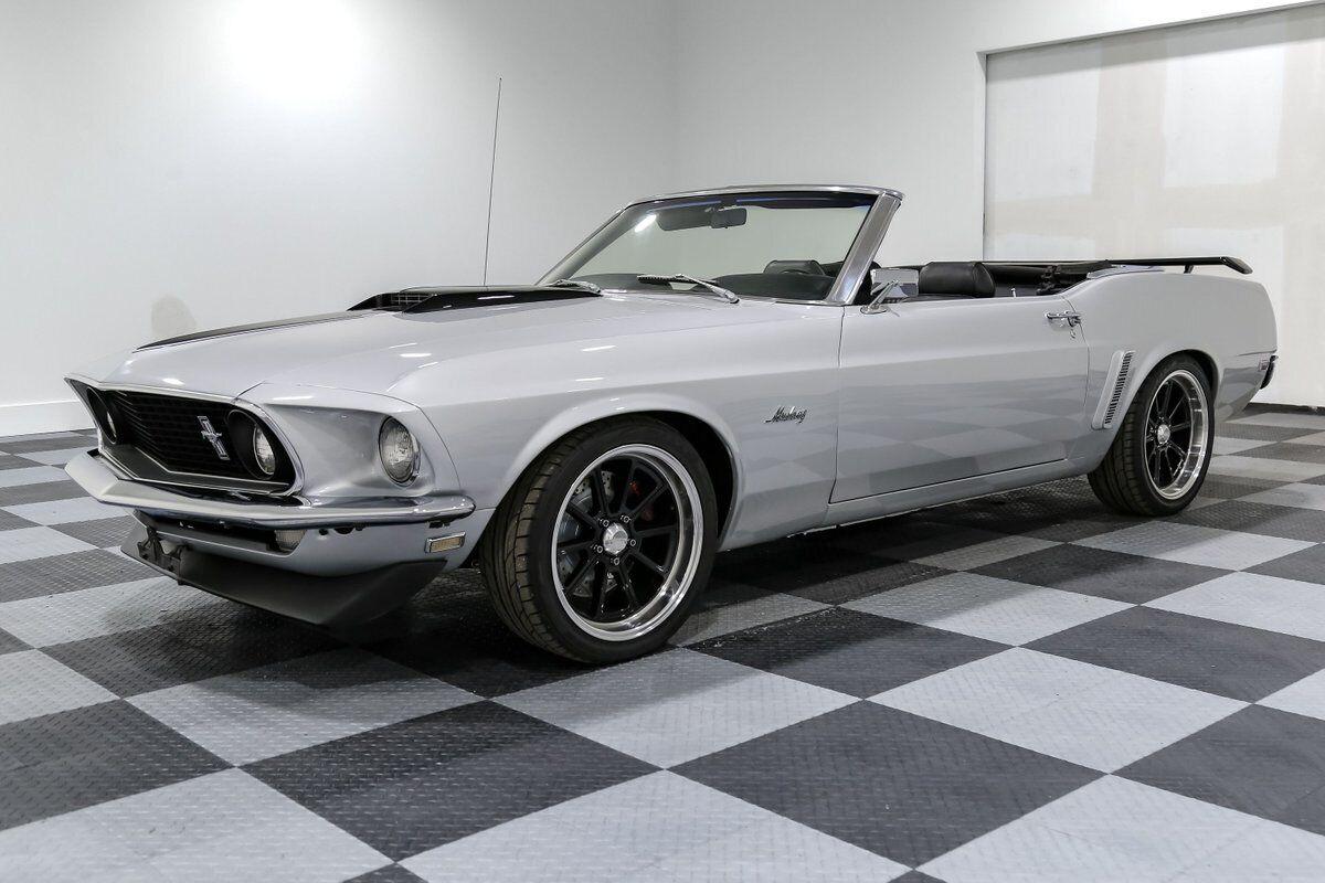 1969 ford mustang convertible 351 windsor v8 engine