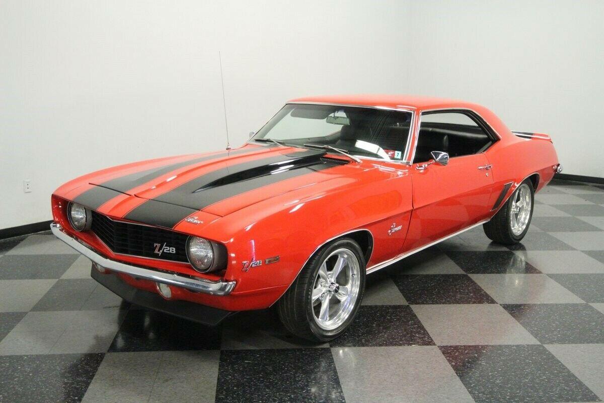 1969 chevrolet camaro garnet red small block 400 v8 muncie 4 speed