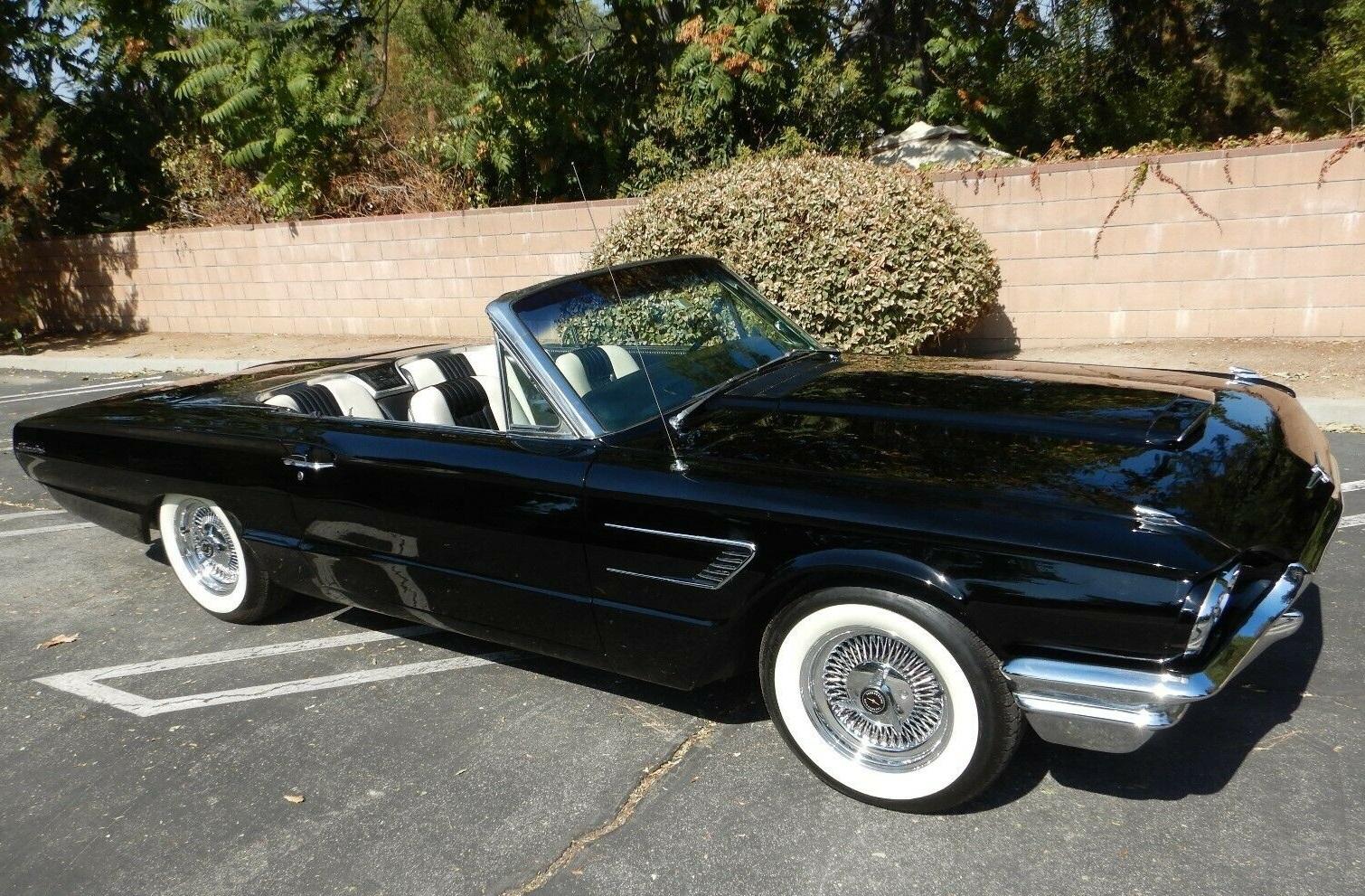 1965 ford thunderbird convertible original black