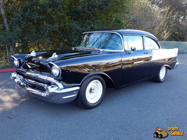 1957 chevrolet 150 black widow tribute gm 350 ram-jet fi v8 muncie 4-speed