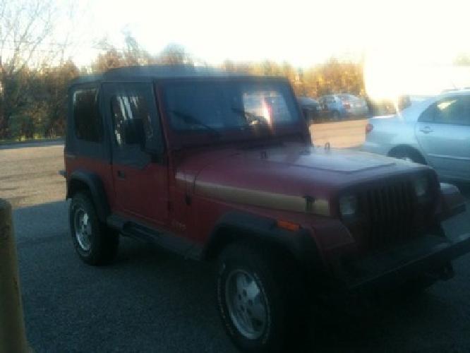 88 jeep wrangler soft top - red in roanoke, va