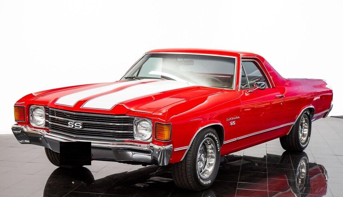 1972 chevrolet el camino pickup truck automatic 350ci v8 6174 miles
