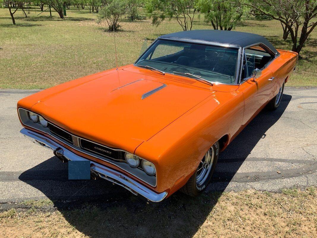 1969 dodge coronet 500 131 miles hemi orange hardtop