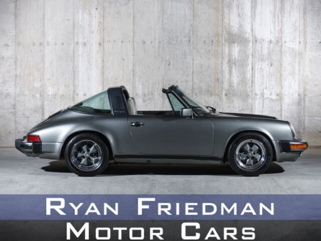 1987 porsche 911 carrera 53258 miles granite green targa h6 3.2l manual