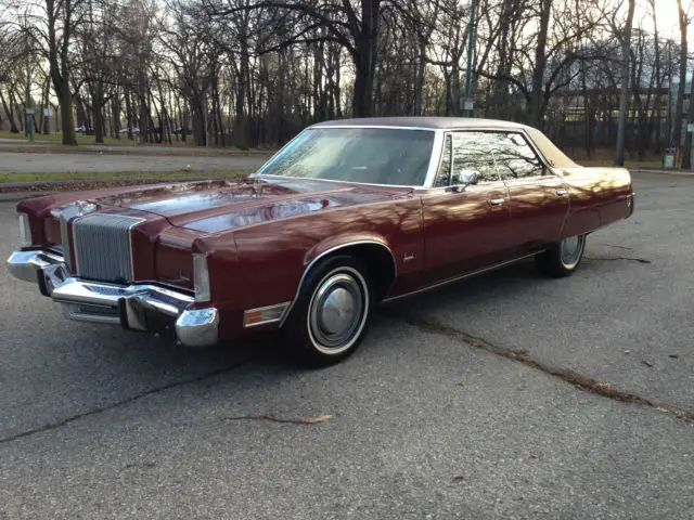 1975 chrysler imperial lebaron hardtop 4-door 440 v8 - 8,280 original miles
