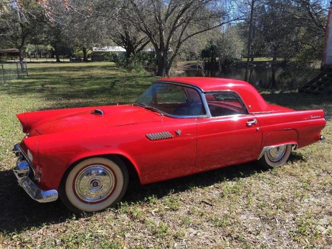 1955 ford thunderbird roadster red for sale in burlington, vermont
