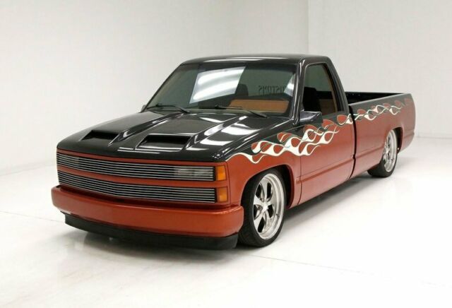 black over copper flamed custom interior 350 crate engine airbag suspension