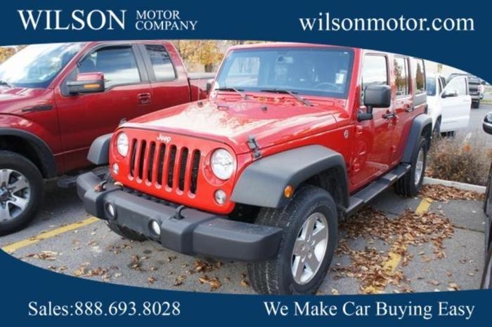 2014 jeep wrangler unlimited sport 4x4 sport 4dr suv for sale in logan, utah