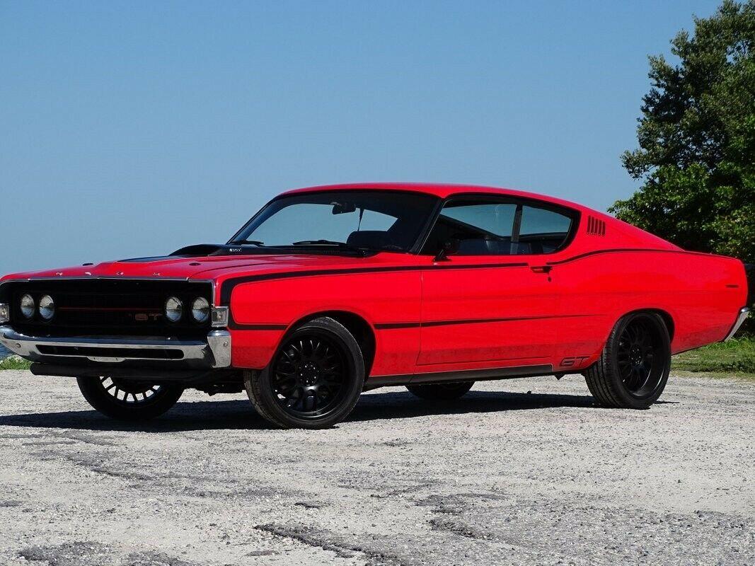 1969 ford torino fastback restomod red 351 cid v8 31370 miles