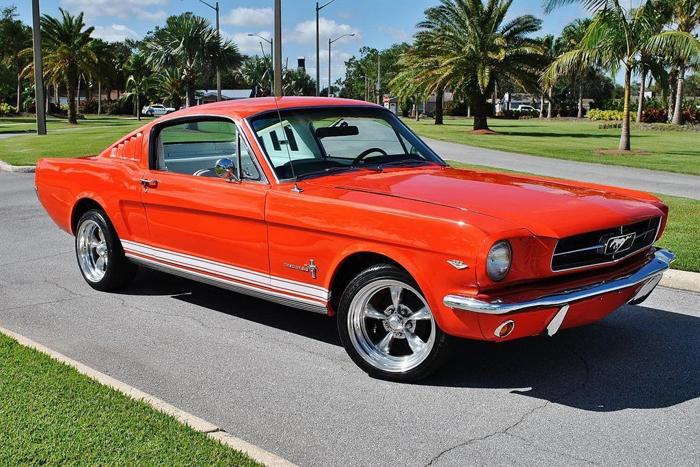 1965 ford mustang fastback c code 289 red for sale in westbrook, maine