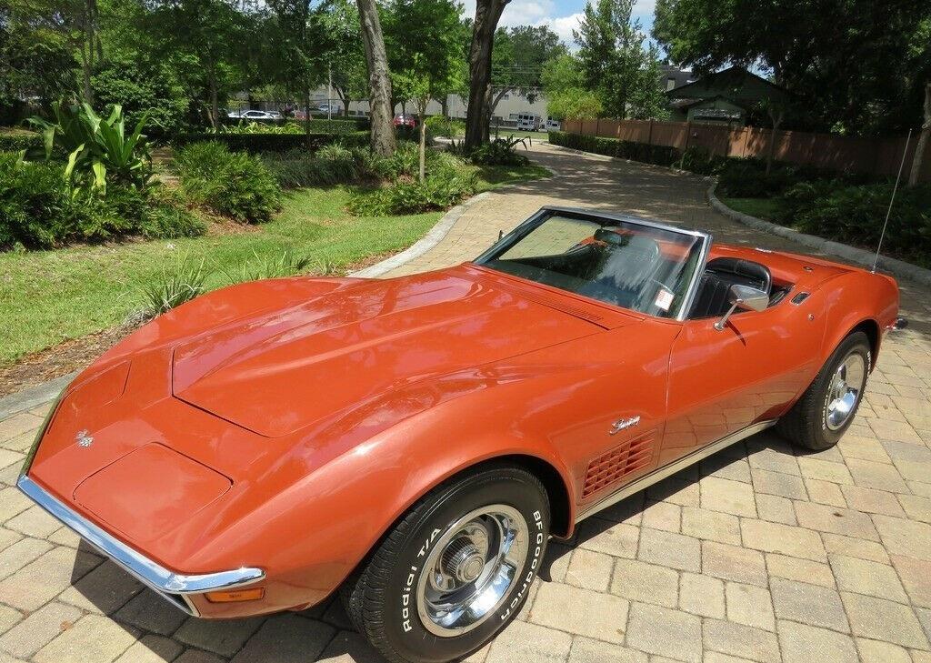 1970 chevrolet corvette convertible numbers matching 350ci power brakes