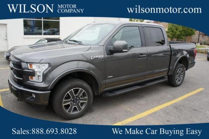 2016 ford f-150 lariat 4x4 lariat 4dr supercrew 5.5 ft. sb for sale in logan, utah