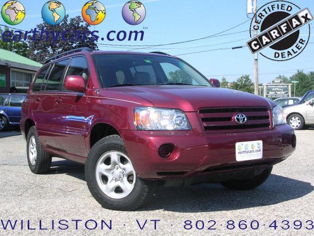 2007 toyota highlander for sale in williston, vermont