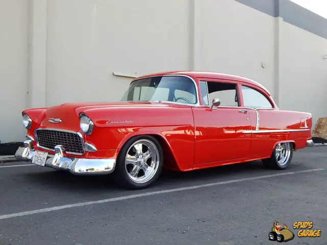 1955 chevy 210 post camaro ls1 5-speed resto mod ac ps pb disc