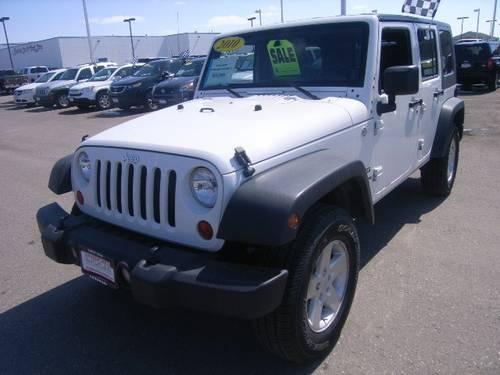 2010 jeep wrangler unlimited 4dr 4x4 sport for sale in grand forks, north dakota