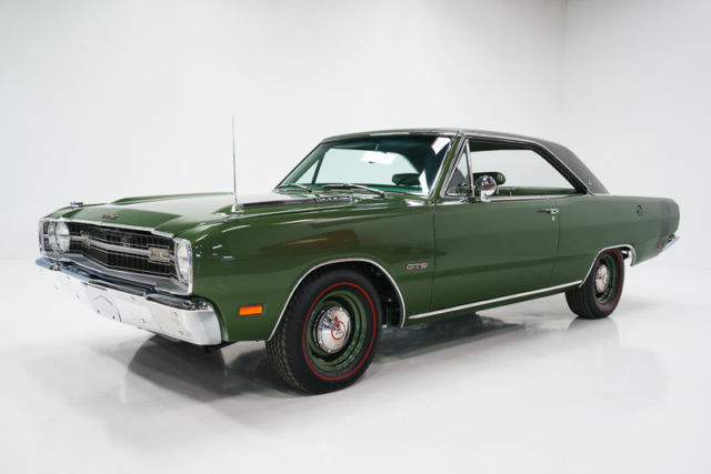 1969 dodge dart gts hardtop fully restored, documented w/buildsheet, govier docs