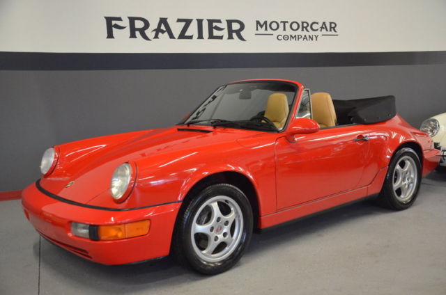 stunning 74661 mile 964 cabriolet with all books,tools,and records