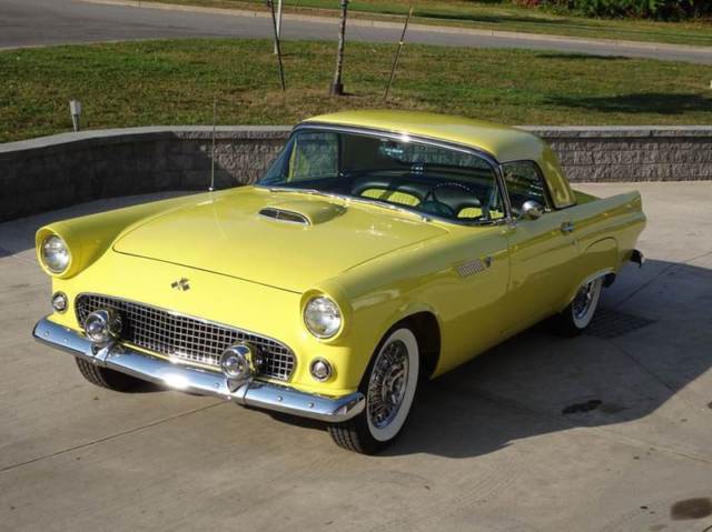 1955 ford thunderbird both tops convertible collectible concours restored must c