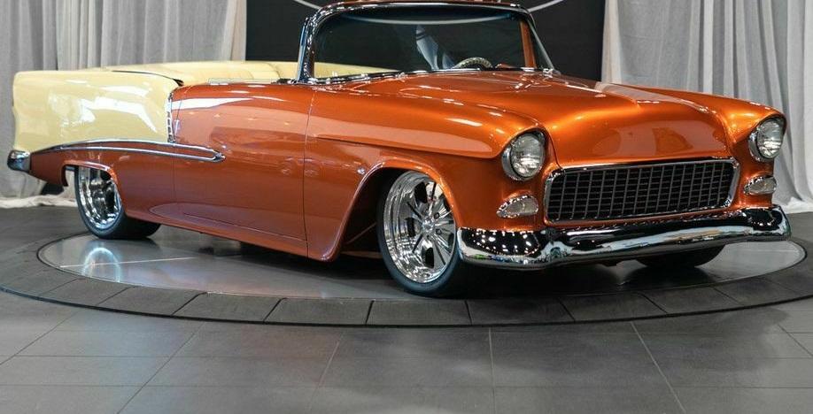 1955 chevrolet bel-air custom convertible restomod
