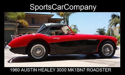 1960 austin healey 3000 mk i bn7 roadster restored reduced $10k now $59,998!
