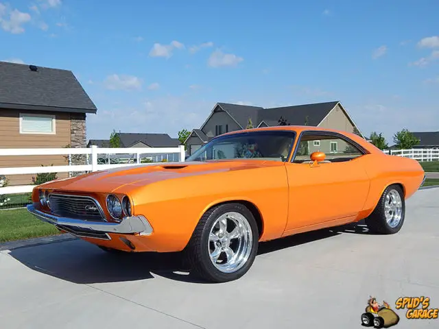 1973 dodge challenger 440 4bbl v-8 727 auto mopar performance edelbrock p/s