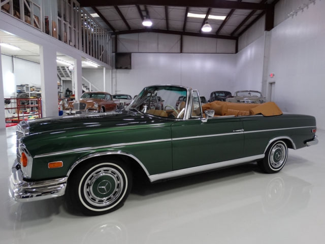 1970 mercedes-benz 280se 5-passenger cabriolet, u.s, spec model! california car!