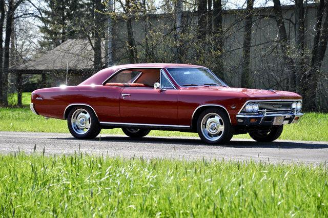 1966 chevrolet chevelle red 383 stroker super straight