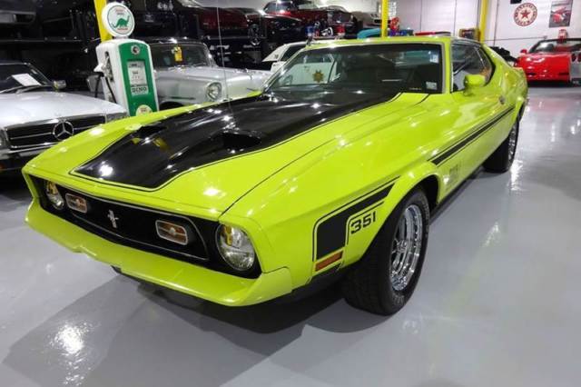 1972 ford mustang 351ci mach one rare car rare color low miles low reserve
