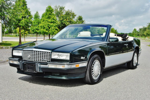 very rare and mint 1991 cadillac eldorado biarritz custom coach convertible 51ks