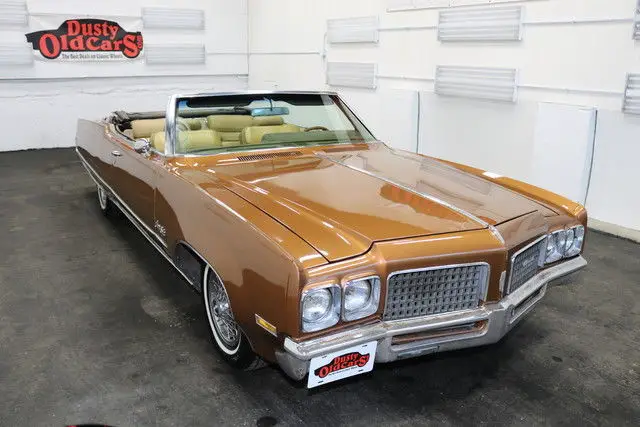 1970 gold runs drives body int vgood 455v8 3spd auto!