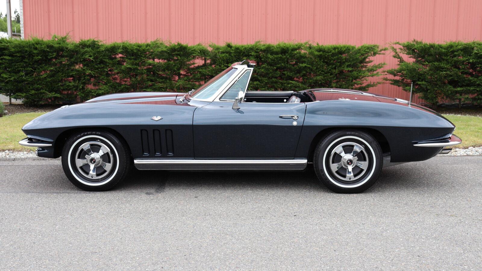 1966 chevrolet corvette roadster 327 ci 350 hp ht code l 79