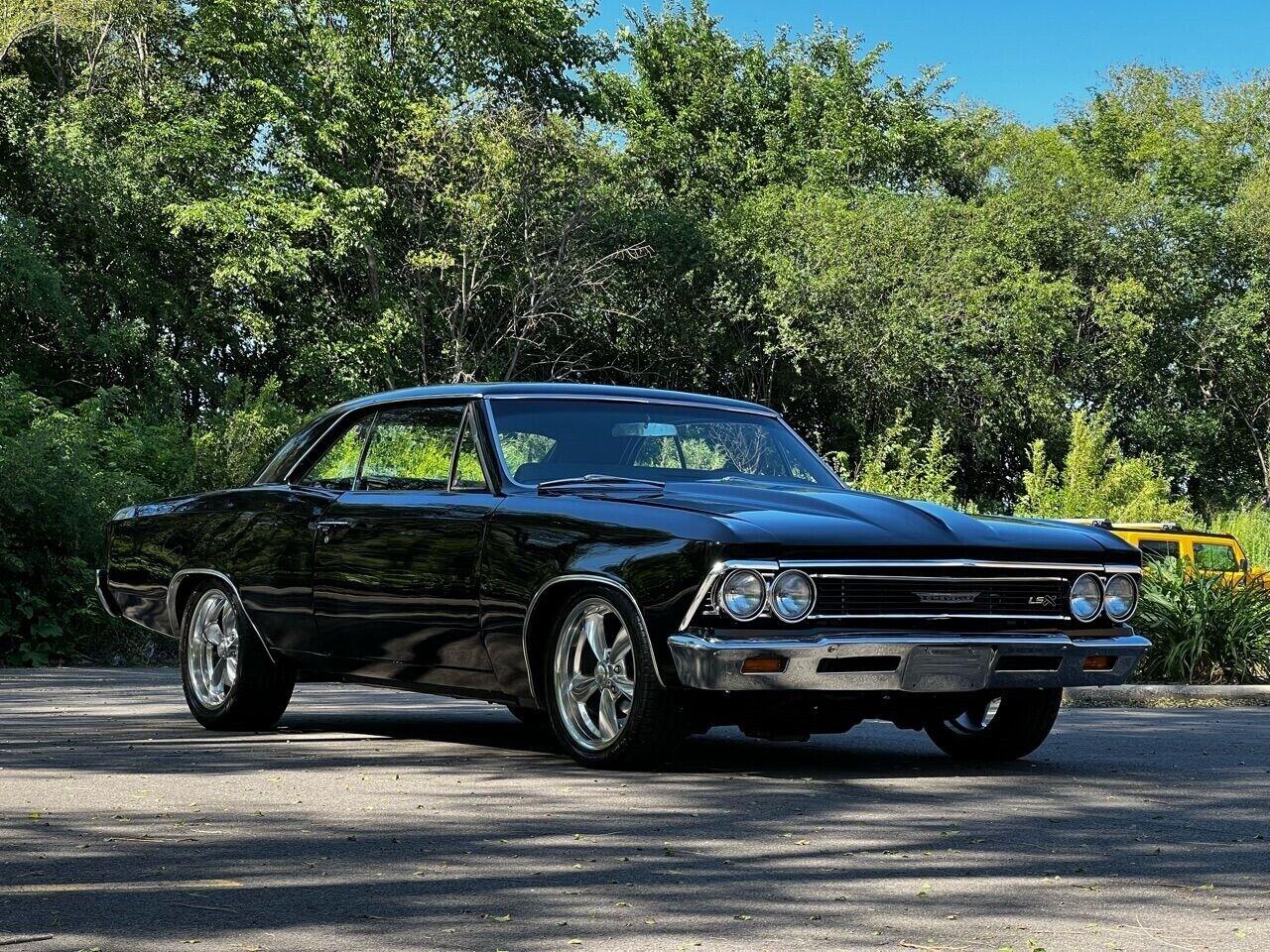 1966 chevrolet chevelle restomod ls1 pro touring style black automatic